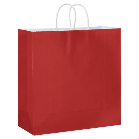 American Greetings 15 in. Jumbo Square Red Gift Bag for All Occasions (1-Count)