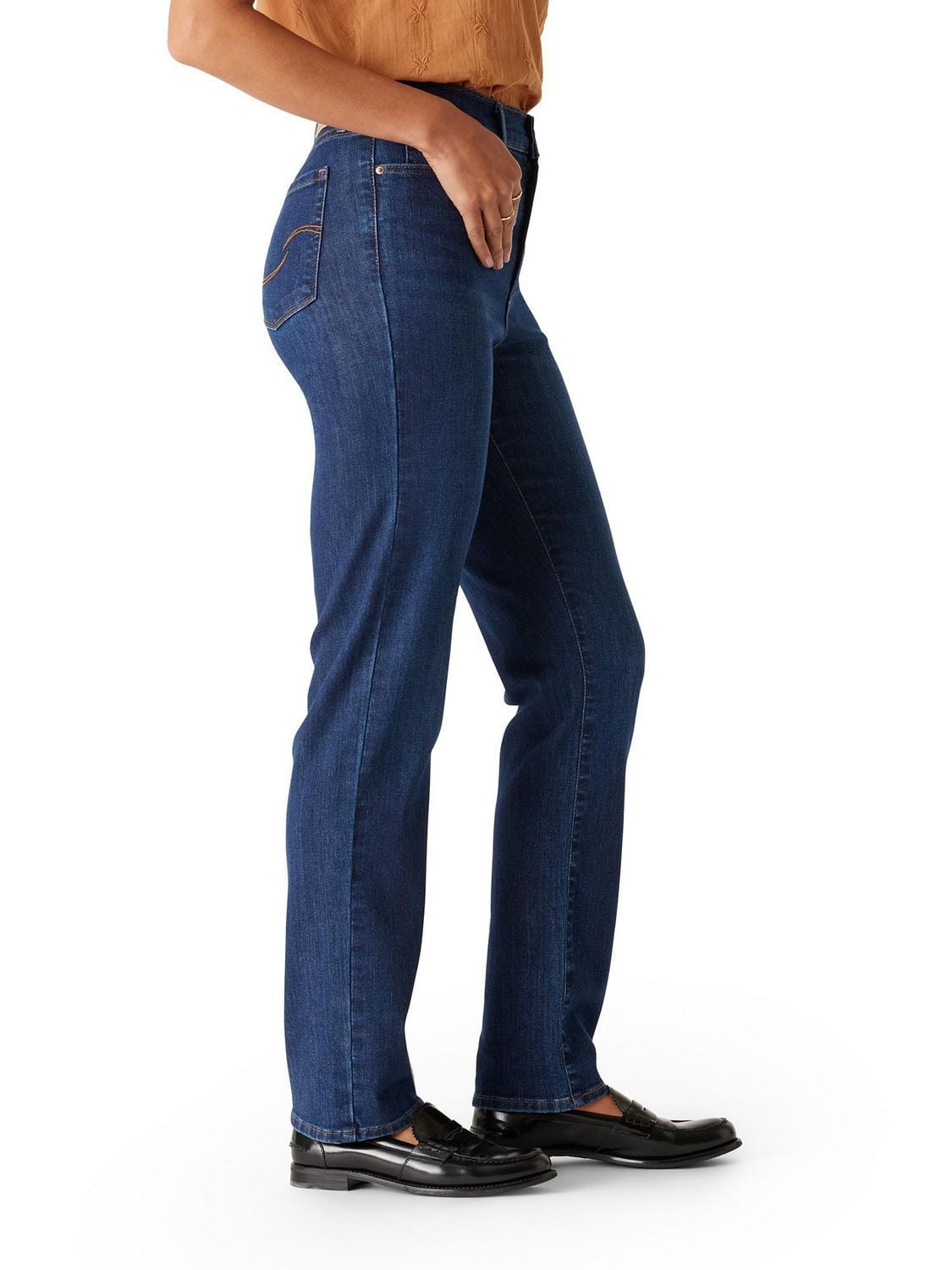 Levi Strauss Signature™ Women's High Rise Straight Jeans, Available sizes: 2 – 18
