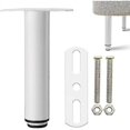 thumbnail image 1 of Adjustable Bed Legs, Metal Furniture Support, Retractable Heavy Duty Bed Center Frame Slat Support Legs for Cabinet, Sofa, Bed Frame R, 1 of 5
