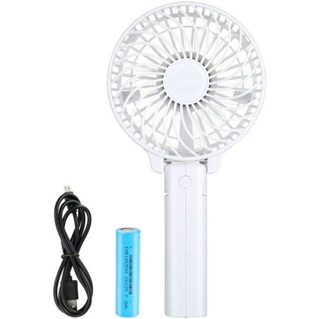 

USB Fan Mini Hand Fan Fans Fan with Battery Color (Black)