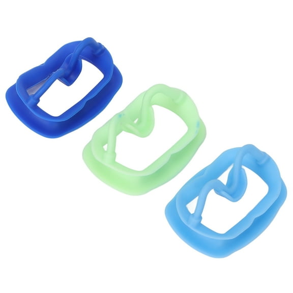3pcs Dental Mouth Opener Food Grade Silicone Cheek Retractor Dental Mouth Opener Orthodontic Teeth Whitening Cheek Retractor Lip Cheek Retractor