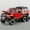 Red, variant on 1:32 Dodge 6*6 Warlord Alloy Miniature Car Cast Metal Proportion Model - With Sound and Lights - Children's Toy Car