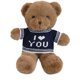 thumbnail image 4 of Almohada De Peluche Oso de peluche azul de San Valentín para niños (1 unidad) JASKFLY, 4 of 4