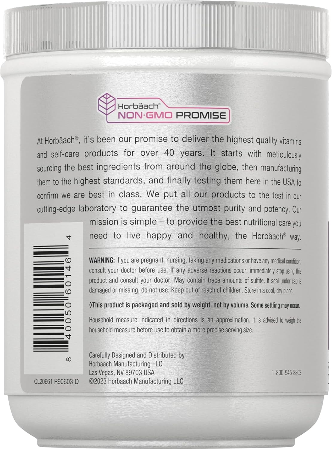 Skin Rejuvenator Powder 10.58 oz | Bioactive Collagen Peptide | by Horbaach