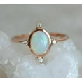 thumbnail image 5 of 2.50Ct Oval Cut Simulated Fire Opal Engagement Women's Ring In 14k Rose Gold Plated, 5 of 5