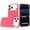 Hotpink, variant on For Apple iPhone 18 Pro Max Classy Slick Chromed Around Hybrid Case Cover - Red