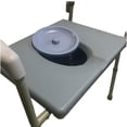thumbnail image 4 of Silla Comodo De Acero Esmaltado Extra Ancho Baño Bariatrico, 4 of 7