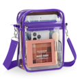 thumbnail image 1 of Bolsa Transparente MoKo para Estadio 23x16x6 cm Impermeable Morada, 1 of 7
