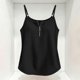 thumbnail image 4 of Neewe Women's Zipper V-Neck Sleeveless Summer Tops Business Casual Work Tunic Tank Tops Dressy Blouse Shirt, 4 of 8
