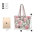 thumbnail image 7 of MKF Collection Hallie Cotton Women's Botanical Tote Bag, Designer Shopper Purse Handbag by Mia K - Blue, 7 of 7