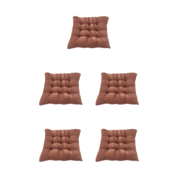 Advancent Cojín impermeable para exteriores tejido de poliéster transpirable relleno de perlas y posicionamiento de nueve agujeros no café de Type2 NO2