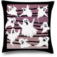 thumbnail image 1 of Awkward Styles Halloween Decorative Pillow Covers Fearful Ghosts Throw Cushion Case, 1 of 2