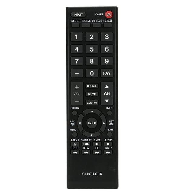 CT‑RC1US‑16 Mando a distancia Para TV Toshiba 55L310U 43L310U 40L310U 28L110U 65L350U NikouMX