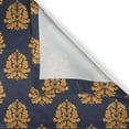 thumbnail image 4 of Ambesonne Damask Grommet Curtain Single Panel, Old Eastern Floral Motifs, 50"x60", Dark Blue Marigold, 4 of 5