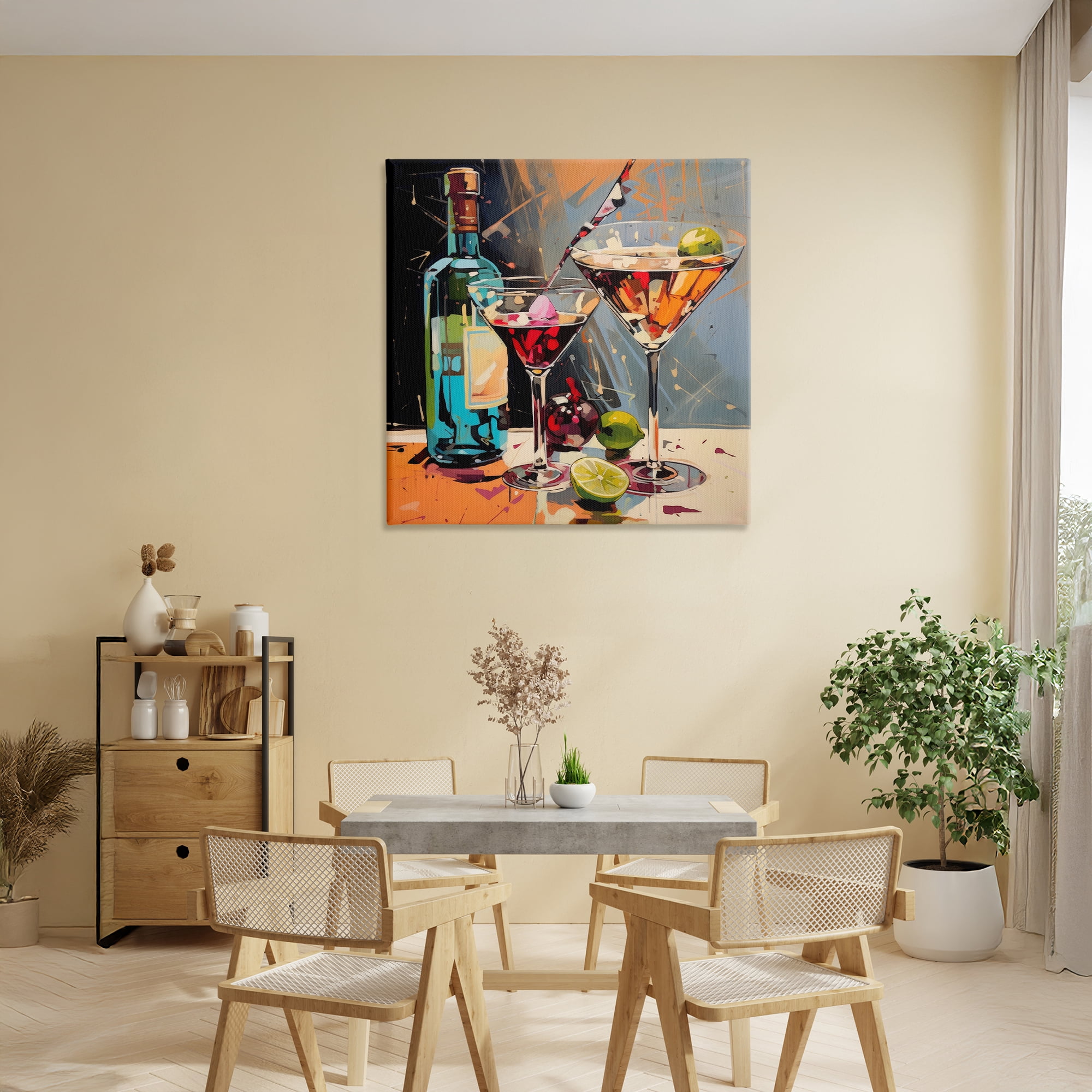 Stupell Industries Every Sip of Martini Night Canvas Wall Art, design by Lazar Studio