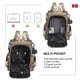 thumbnail image 3 of PINCNEL Mochila para mujer Monedero Mochila antirrobo de nailon impermeable Bolso de hombro ligero, 3 of 5