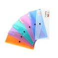 thumbnail image 3 of TEHAUX 6-Pack Plastic Document Folders in Assorted Colors, File Organizers for Office, School, and Home Use, 3 of 8
