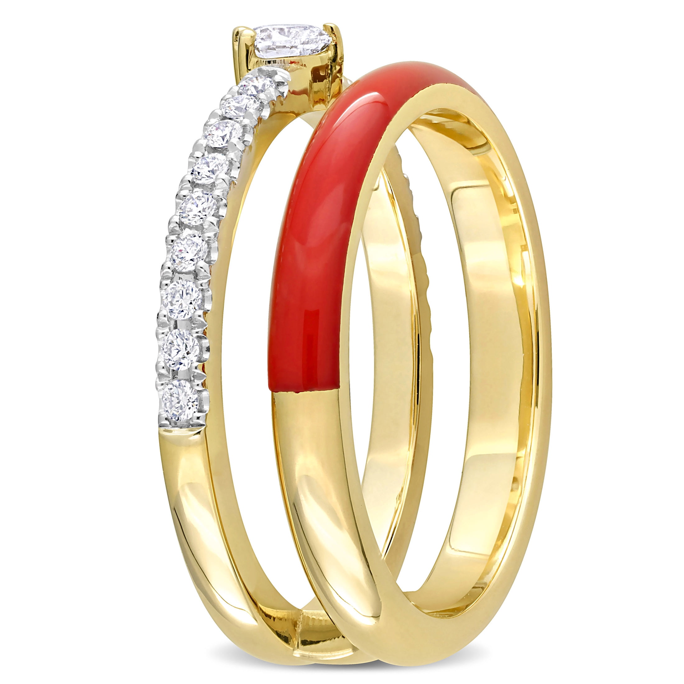 Everly Women's Diamond 14k Yellow Gold Ring