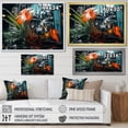 thumbnail image 4 of Designart "New York Cityscape Times Square III" Cityscapes Wall Art - Industrial Orange New York Living Room Canvas Art, 4 of 4