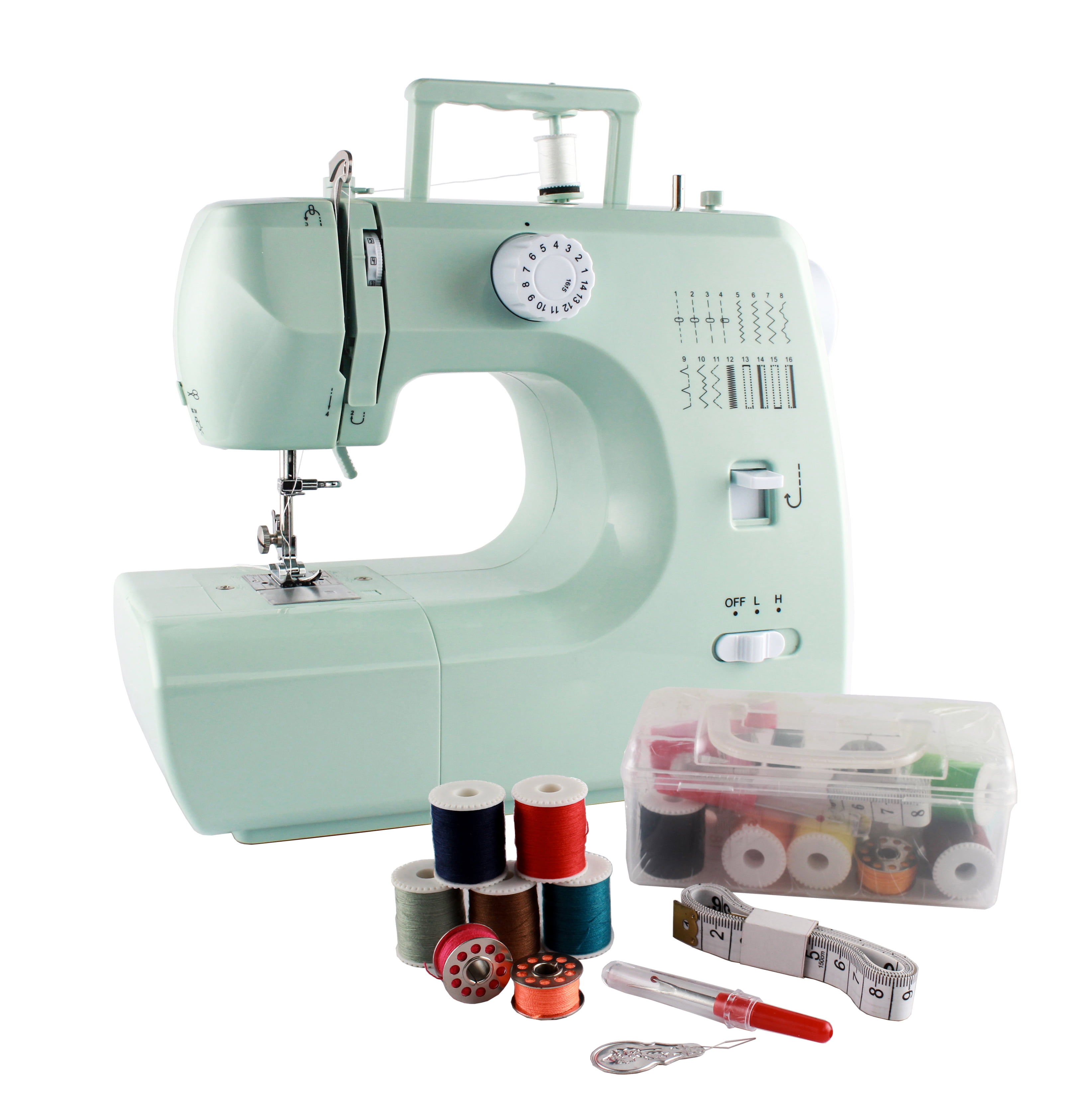 Michley Inspiration 700m 16Stitch Sewing Machine (Mint Green) with