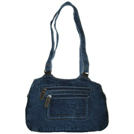 Faded Glory Trapunto E/W 4 Poster Bag, Blue