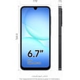 thumbnail image 2 of Refurbished Samsung Galaxy A17 4G Smartphone, 6.7in Super AMOLED Display, 128GB Storage, 4GB RAM, Triple Rear Cameras, Black, 2 of 4