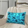 thumbnail image 5 of Daiia World Turtle Day Bedding Waterproof Pillow Protector Zippered Queen – Bed Bug Proof Pillow Encasement-14"x20", 5 of 6