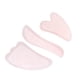 thumbnail image 1 of Piedra de cuarzo masajeador natural para rascar rosas rodillo de cuarzo rosa piedra Gua Sha para aliviar el estrés y tensar la piel ANGGREK Otros, 1 of 8