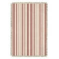 thumbnail image 3 of Mainstays Rustic Designs Terracotta Dream Fiona Stripe Cotton Blend Jacquard Knit Tapestry Throw, 50" x 60", 3 of 7