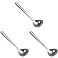 thumbnail image 2 of Goodw7 Hot Pot Soup Spoon, Stainless Steel Cooking Utensil with Ergonomic Long Handle, Mirror Finish Rustproof Durable for Coffee Stirrers Dessert and Broth, 2 of 7