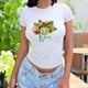 thumbnail image 3 of Playera Blusa De KIWI – Estilo Tropical que Te Llena de Vida Ropa Para Mujer Color Blanco Talla Chica Marca Emil SaEs, 3 of 4