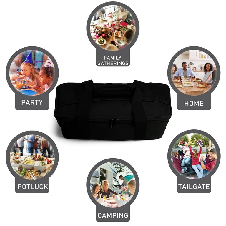 HOTLOGIC Portable Casserole Expandable Max Oven XP, Black - Bed Bath &  Beyond - 33313052
