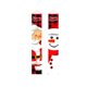 thumbnail image 1 of Bewildely 2 pares de pareado de puerta de Navidad para el hogar, colgante para festival al aire libre, diseño de escena, decoración colgante, Kits de decoración para fiestas, 1 of 6