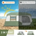 thumbnail image 4 of Zimtown Family Tent 8 Person Instant Cabin Tent for Outdoor, Picnic, Camping, Friends Gathering Green, 4 of 6