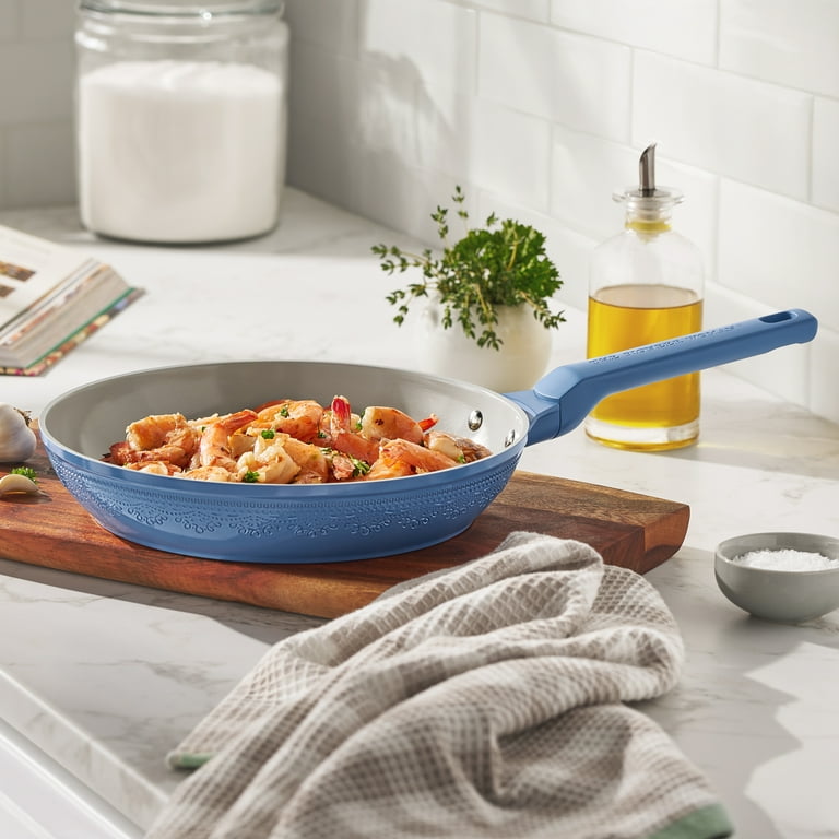 The Pioneer Woman Riverside Embossed 10-inch Aluminum Frying Pan