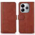 thumbnail image 1 of For Xiaomi Redmi Note 14 4G (164.84mm) Case Cowhide Texture Leather Wallet Phone Cover with Stand -, 1 of 5
