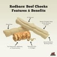 thumbnail image 6 of Redbarn Large Beef Cheek Rolls for Dogs, Uncoated - Long Lasting Natural Chew - 4 Count, 6 of 6