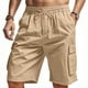 thumbnail image 1 of Pantalones cargo Medapo 2025, casuales, con cordón, para hombre, color caqui, XL, 1 of 6