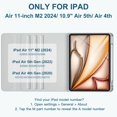 thumbnail image 2 of GEAK Compatible With iPad Air 11 inch (M4/M3/M2) /Air 5th/ Air 4th Generation Case with Keyboard, Detachble Magnetic Fits For iPad Air Keyboard with Case, 2 of 8