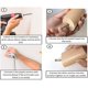 thumbnail image 3 of Estrela Perchero de Madera, 6 Piezas 3×6 Perchero de Madera Natural, Perchero de Pared, Gancho de Madera, Ganchos de Pared de Madera, con Accesorios de Tornillos, para Colgar Ropa, Bufandas, Sombreros, 3 of 5