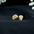 thumbnail image 3 of Rosec Jewels Cute Penguin Stud Earrings with Diamond for Women - HI-SI Quality, 18K Yellow Gold, 3 of 8