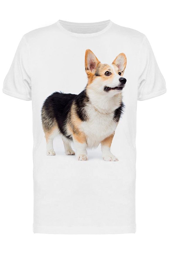 Dog Standing On His Side T-Shirt Men -Image by Shutterstock Men T-Shirt, Male Small