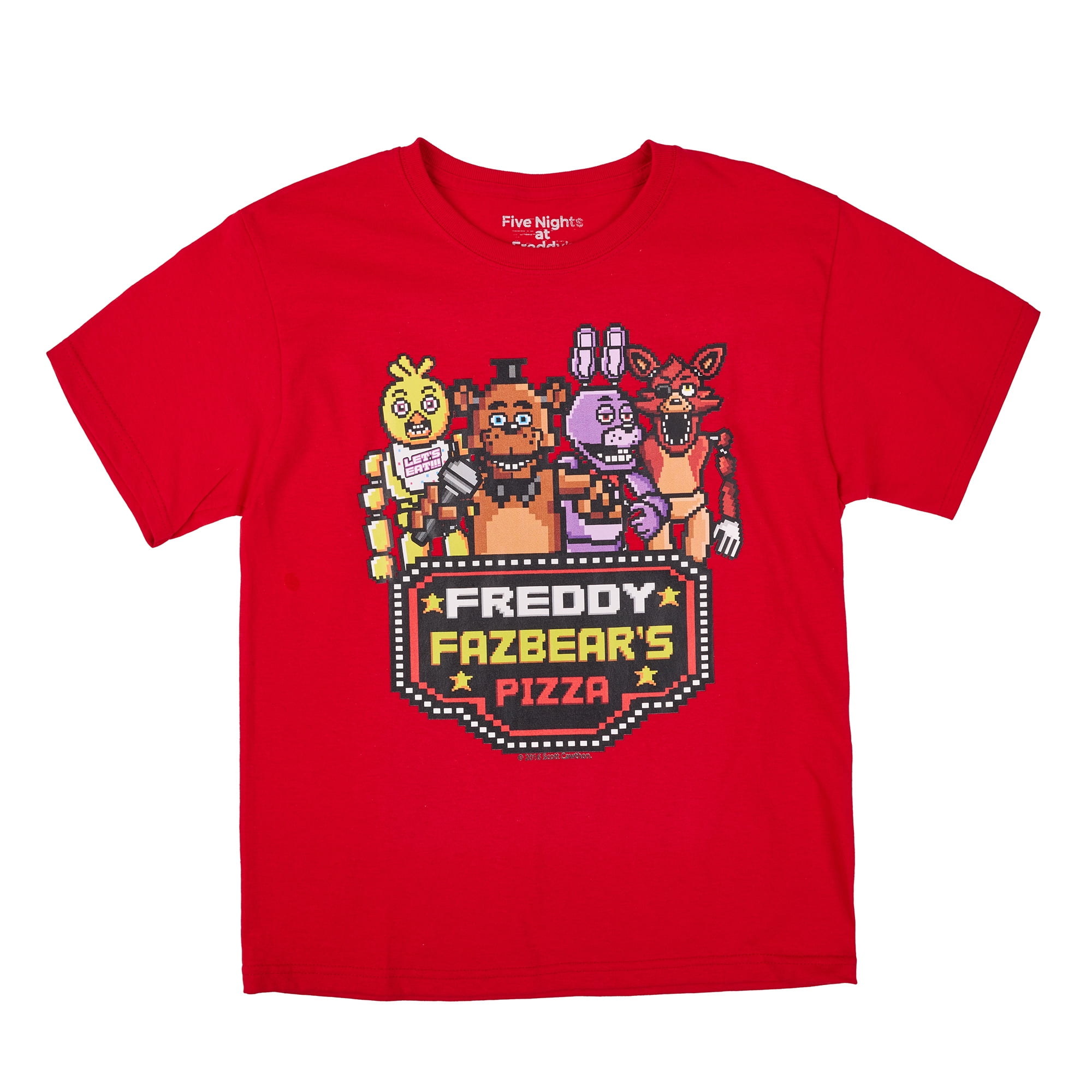 Bioworld Youth Boys Five Nights at Freddy's T-Shirt 3pk-Large