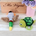 thumbnail image 3 of 2PCS Pet Plush Toy Cute Tortoise Duck Creative Dog Teething Toy Pet Squeaky Toy, 3 of 10