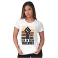 thumbnail image 4 of All in This Together Social Justice Womens Slim Fit Graphic Tee Brisco Brands S, 4 of 5