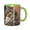 Green, variant on Hamburg Cute Cat Coffee Mug Fun Custom Ceramic Mugs 11oz Black