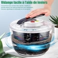 thumbnail image 3 of Professional Salad Spinner 5L, Large Capacity Salad Servers, Classic Transparent Salad Spinner, Salad Spinner, 3 of 4