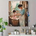 thumbnail image 4 of Mother and Child Canvas Art/Painting， Suitable for Living Room， Bedroom， Kitchen， Dining Room，udio， and Apartment Decor., 4 of 8