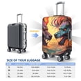 thumbnail image 4 of Fotbe Colorful Wave Dragon Head Funda Protectora para Equipaje, Antirrayones y Resistente a la Suciedad, Compatible con Maletas de 18 a 32 Pulgadas-Medium, 4 of 7