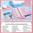 thumbnail image 2 of Perfect Summer Gel Nail Polish Kit with UV Lamp, Portable Nail Light Starter Kit with Storage Box, 12 Red Pink Brown Colors Gel Polish, All-in-One Manicure Kit, Gift Kit for Women Girls, 2 of 8